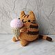 Кот Пушин (Pusheen) мини амигуруми. Амигуруми куклы и игрушки. Elena-igrush. Ярмарка Мастеров.  Фото №4