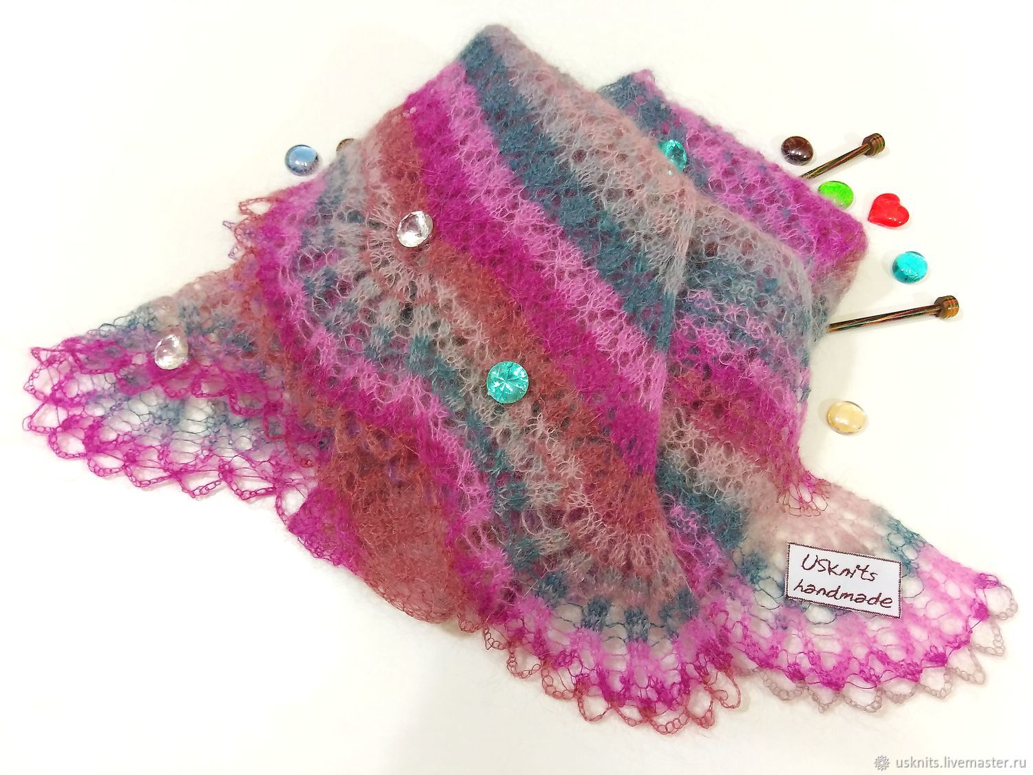 вязаные косынки из мохера спицами. бактус шаль спицами схемы вязания. вязание косынок из мохера. вязаные комплекты с шалью. вязание косынок из мохера.