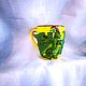 Кружка с декором из полимерной глины "Зелёный дракон". Кружки и чашки. Irina Clayart. Ярмарка Мастеров.  Фото №5