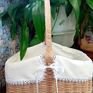 Дача и сад ручной работы. Ярмарка Мастеров - ручная работа Плетеная корзина. Handmade.
