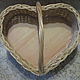 Order Vase 'Heart' woven from willow vine. Elena Shitova - basket weaving. Livemaster. . Basket Фото №3