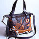 Leather bag 'Dachshund brown', Classic Bag, Belgorod,  Фото №1