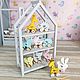 Игрушка-каталка на колесах 1/8 (tiny BJD), заготовка для творчества. Мебель для кукол. Woodentales. Ярмарка Мастеров.  Фото №5