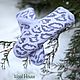 Felted mittens Snow Leopard women's mittens. Mittens. WoolHouse *Galina*. My Livemaster. Фото №4
