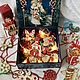 New year's toys on the Christmas tree in the box. Box. Klukva ( decoupage). Online shopping on My Livemaster.  Фото №2