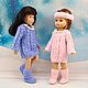 Order Knitted tunic Dress and knee socks for mini paula blue. Милые вещи для кукол. Livemaster. . Clothes for dolls Фото №3