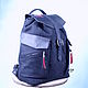Mens leatter backpack Aviator "Air Racer". Men\\\'s backpack. CRAZY RHYTHM bags (TP handmade). Online shopping on My Livemaster.  Фото №2