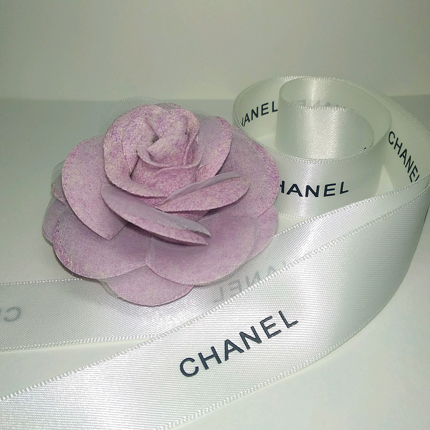 МК| DYI Стильная Брошь Камелия в стиле Шанель. Broche de camelia estilo Chanel