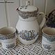 'Primroses'-a Pitcher with mugs. Kitchen sets. Hundred centuries. My Livemaster. Фото №5