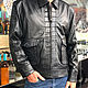 Order Men's jacket made of lamb leather and crocodile. exotiqpython. Livemaster. . Mens outerwear Фото №3