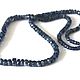Кианит 3,5-6мм нить 40,5см. Бусины. Beads. Ярмарка Мастеров.  Фото №4