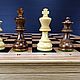 Chess Classic, 43x43 cm, oak, handmade. Chess. Unique items made of wood, handmade. My Livemaster. Фото №5