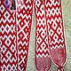 Order Mara's Cross belt is white and red. ЛЕЙЛИКА - пояса и очелья для всей семьи. Livemaster. . Belts and ribbons Фото №3