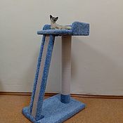 Зоотовары handmade. Livemaster - original item Scratching post with laganosky and a ladder (for large dogs) to buy. Handmade.