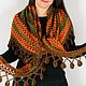 Shawl Melody of autumn crocheted, Shawls, Kiev,  Фото №1