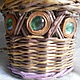 the basket is in the style of Provence 'green light'. Basket. paperchest (paperchest). My Livemaster. Фото №5