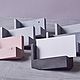 Polygonal concrete business card holder, Business card holders, Tver,  Фото №1