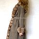 Кардиган из кашемира,опушка из тонированной куницы. Кардиганы. Polinella Furs Exclusive. Ярмарка Мастеров.  Фото №5