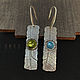 Silver earrings 'Elven', Earrings, St. Petersburg,  Фото №1