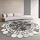  ковёр ручной работы из шкур коровы. Ковры для дома. Luxury Patchwork. Ярмарка Мастеров.  Фото №4