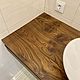 Suspended countertop under the sink (project Ivanovo region, d. Dyakovo). Furniture for baths. uloft. My Livemaster. Фото №4