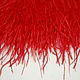 Order Trim of ostrich feathers 10-15 cm red. Weakne - furniture and fabrics (weakne). Livemaster. . braid Фото №3