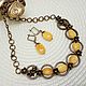 Set of jewelry 'Amber' August amber. Jewelry Sets. Nikiforchuk Irina. Online shopping on My Livemaster.  Фото №2