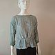 Vintage silk blouse ' Chic, Shine', Vintage blouses, Orenburg,  Фото №1