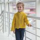 Jacket felted yellow azalea. Childrens outerwears. Studio authoring works  Nora (Nikuljak). My Livemaster. Фото №4