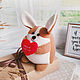 Soft toy dog Corgi with a heart. Stuffed Toys. fairy Polina. Online shopping on My Livemaster.  Фото №2