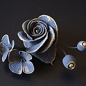 Букет Крокусов. Цветы из полимерной глины  ручной работы
