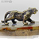 Order  Tiger Defender symbol of 2022 bronze Swarovski Agate. Miner premium - Ltd Moscow (mineralpremium). Livemaster. . Figurine Фото №3