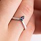 Кольцо Венец, лондон топаз,  серебро 925, родирование. Кольца. Organic Jewelry. Серебро и золото. Интернет-магазин Ярмарка Мастеров.  Фото №2