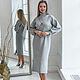 Assol grey dress. Dresses. masutina2. Online shopping on My Livemaster.  Фото №2