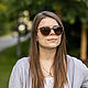 «Kingston Z Brown» деревянные солнцезащитные очки. Очки. Уникальные аксессуары Timbersun. Ярмарка Мастеров.  Фото №5