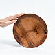 Wooden plate made of cedar LOTOS series 200 mm T155. Plates. ART OF SIBERIA. My Livemaster. Фото №5