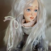 Винтажный Ангелок. Коллекционная будуарная кукла