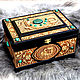 Malachite chest "The Mistress of the Copper Mountain", Box, Moscow,  Фото №1