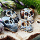 Ceramic skulls. Cabochon-a ceramic skull. Cabochons. Tatyana's day (tataday). Online shopping on My Livemaster.  Фото №2