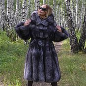 Одежда handmade. Livemaster - original item Coat. Manto. Fur silver (silver) foxes. Handmade.