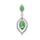 Золотой кулон с цаворитами 2,22 ct и бриллиантами. Кулон. AMG. Интернет-магазин Ярмарка Мастеров.  Фото №2