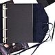 Order Leather notebook with rings long strap. Ptaho. Livemaster. . Notebook Фото №3
