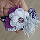 Фиолетовый браслет, Браслет из бусин, Мытищи,  Фото №1