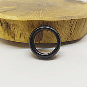 Украшения handmade. Livemaster - original item 17 Ring made of black tinted quartz (chtk17). Handmade.