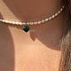 Сердце SW 10мм. Emerald shimmer. Фурнитура для украшений. Good Girl. Интернет-магазин Ярмарка Мастеров.  Фото №2