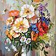 Прекрасные цветы, холст, 40х60, Картины, Рязань,  Фото №1