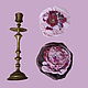 Knitted brooch 'Magic Pink' Boho Brooch. Brooches. asmik (asmik). Online shopping on My Livemaster.  Фото №2