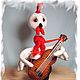 Soft toys: Soft toys: Cockerel with guitar. Stuffed Toys. basket of joy. Online shopping on My Livemaster.  Фото №2