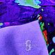 Плед флисовый «Mandala 32», флуоресцентный. Пледы. Fluor.Space. Ярмарка Мастеров.  Фото №6