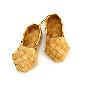 Русский стиль handmade. Livemaster - original item Sandals of birch bark gift. Souvenir from Russia. Art. 10004. Handmade.